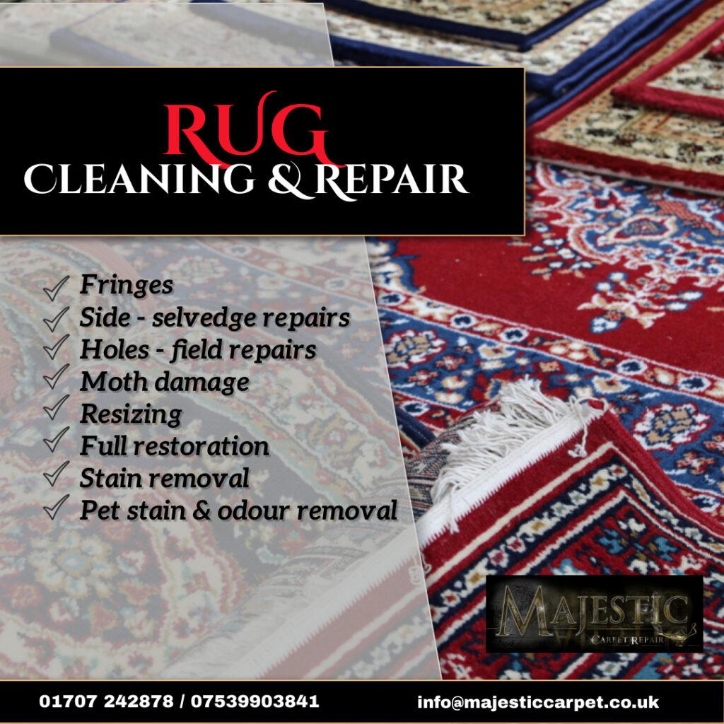 oriental rug fringes repair