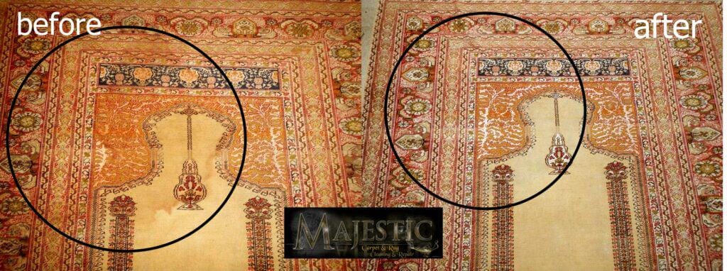 rug repair stain removal